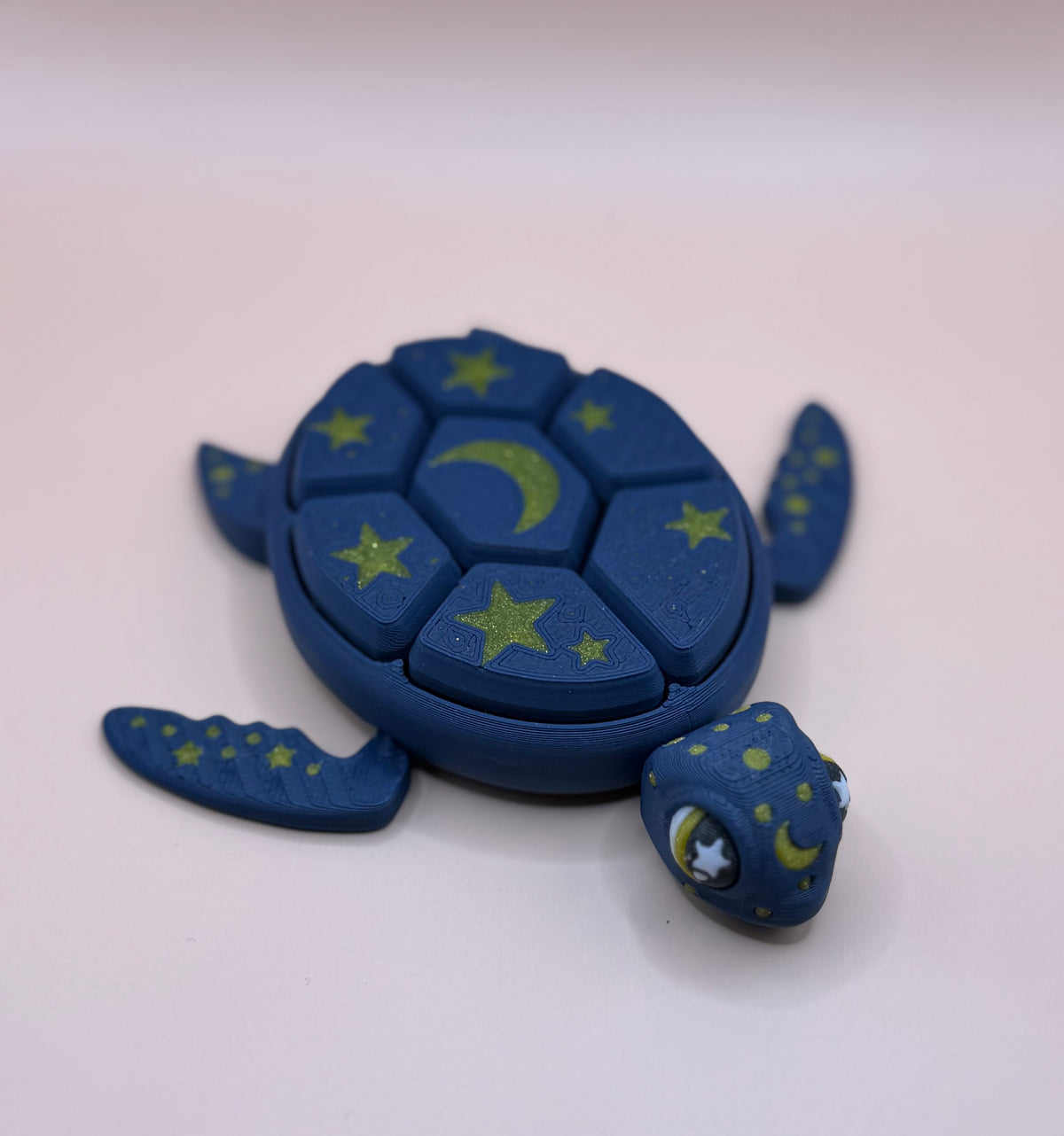 Sea Turtle 7-Button Clicker – 3D-Printed Fidget