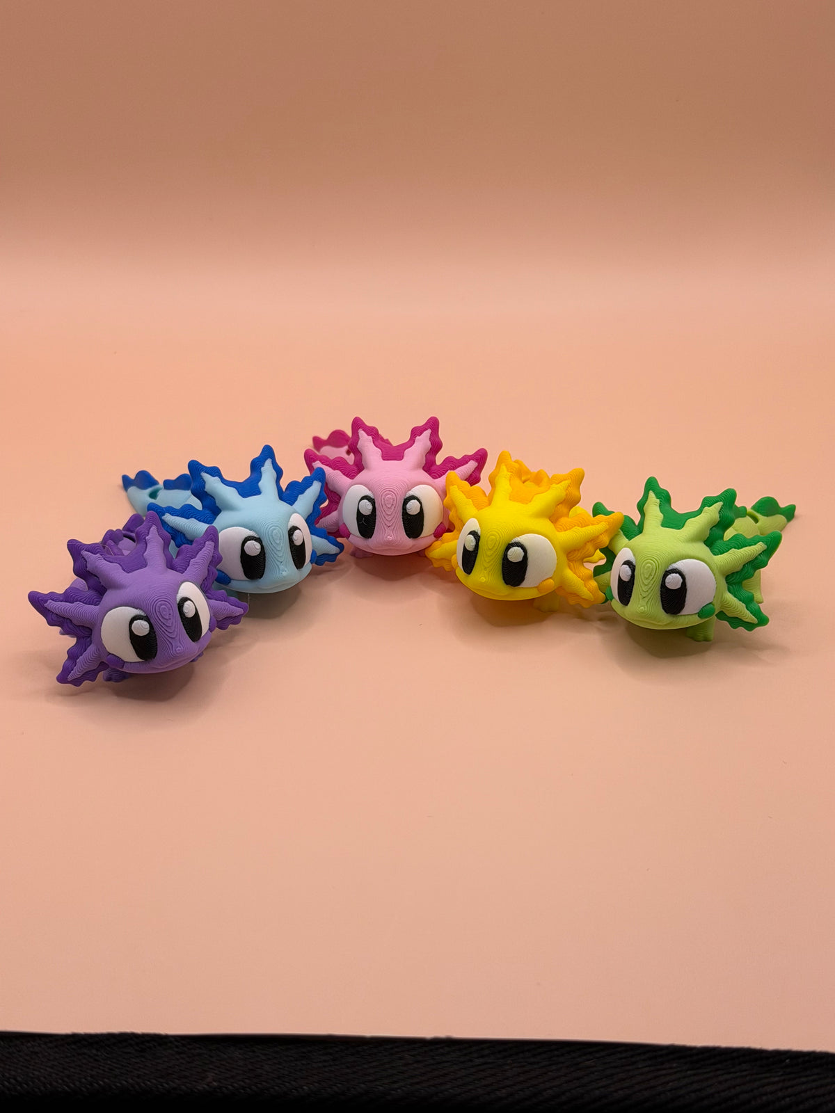 Friendly Axolotl – Articulated 3D-Printed Collectible