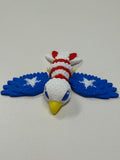 Medium Flexi Patriotic Eagle – Articulated 3D-Printed Collectible