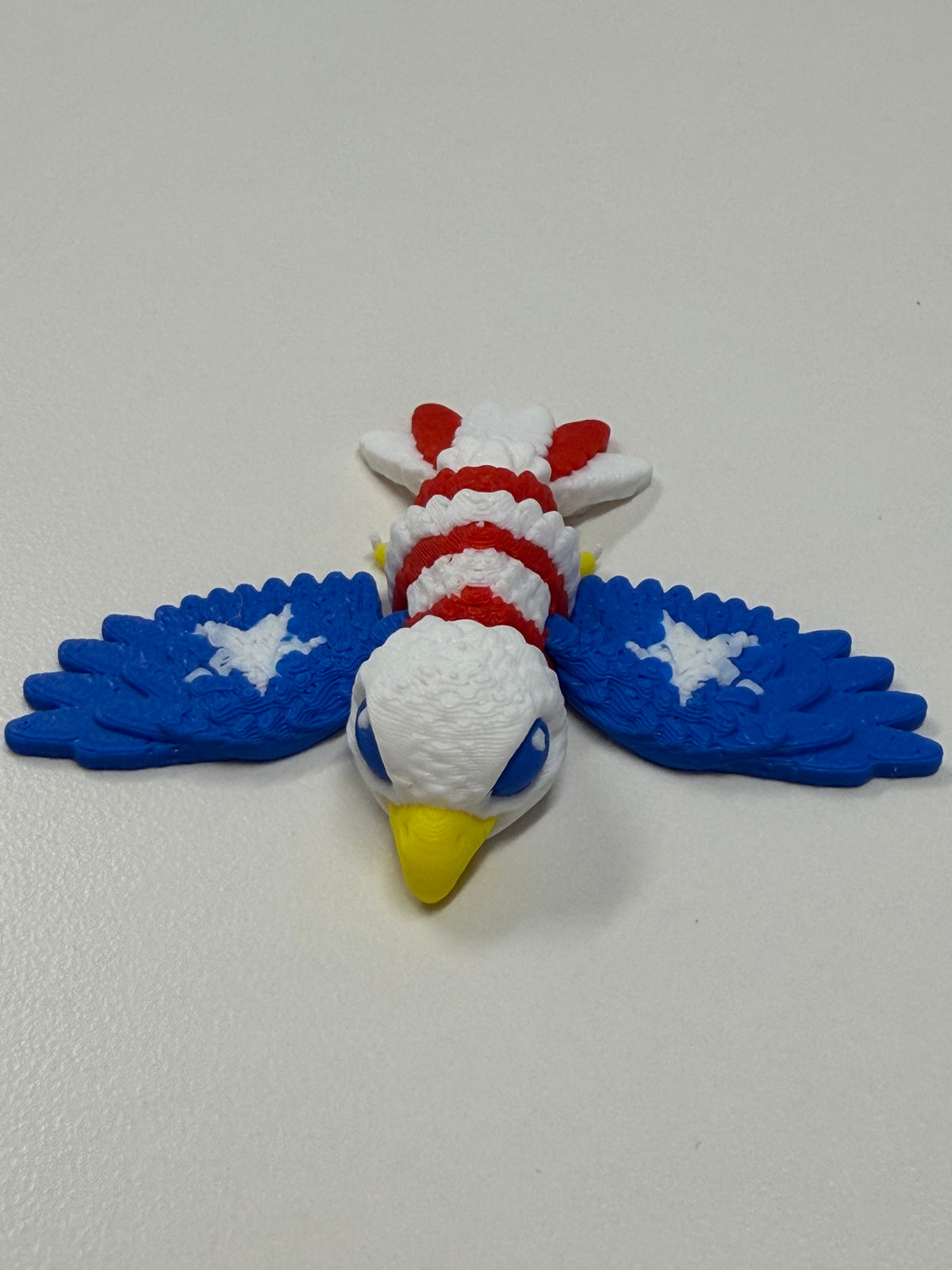Medium Flexi Patriotic Eagle – Articulated 3D-Printed Collectible