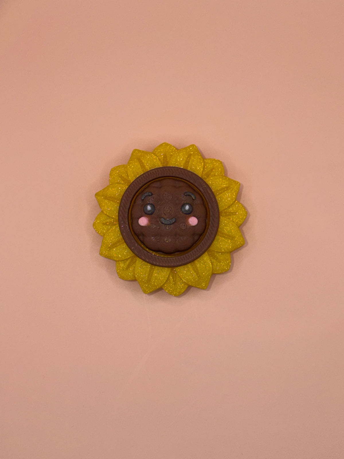 Sunflower Spinner & Clicker – 3D-Printed Fidget