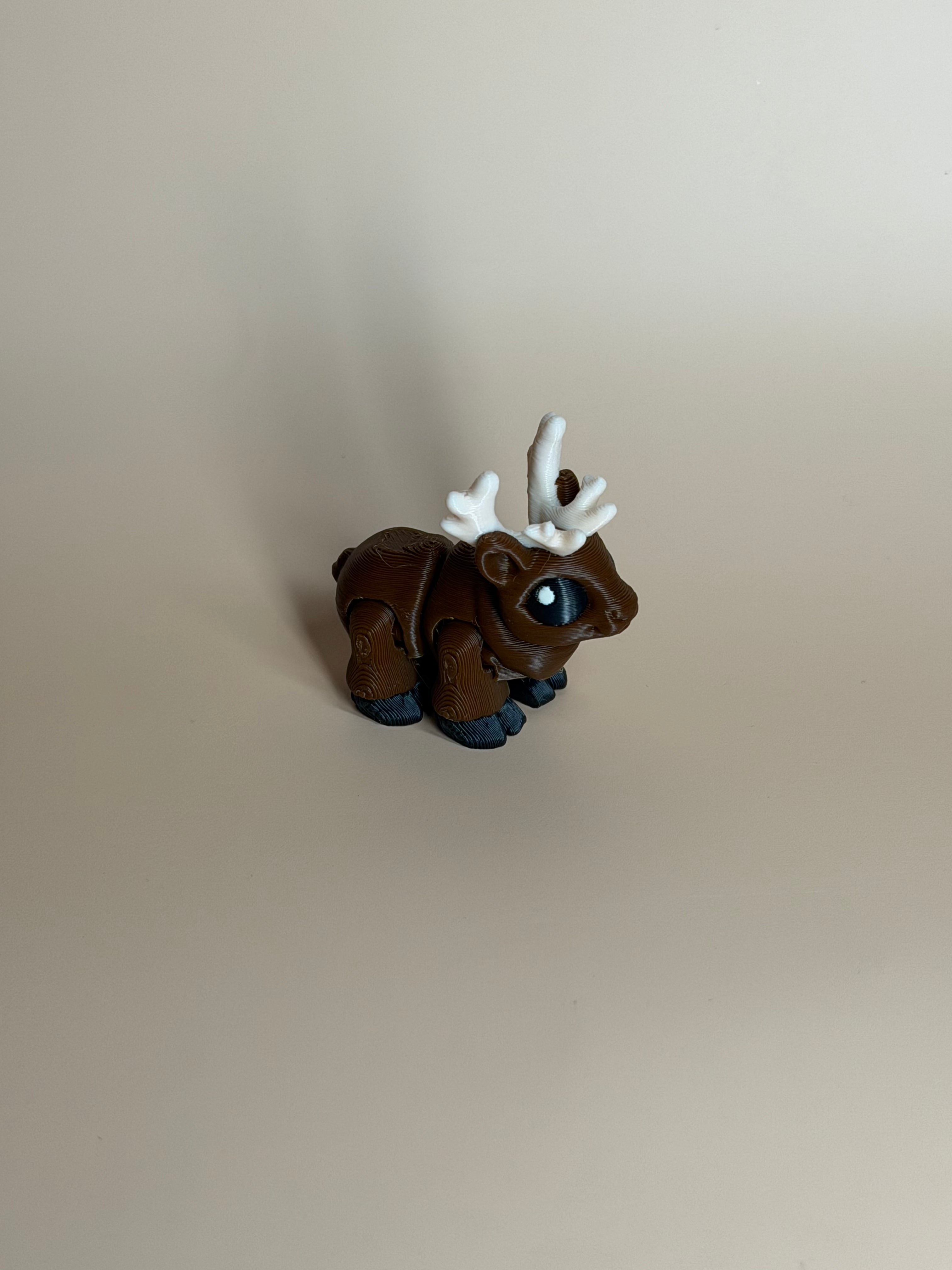 Mini Flexi Reindeer – Articulated 3D-Printed Collectible