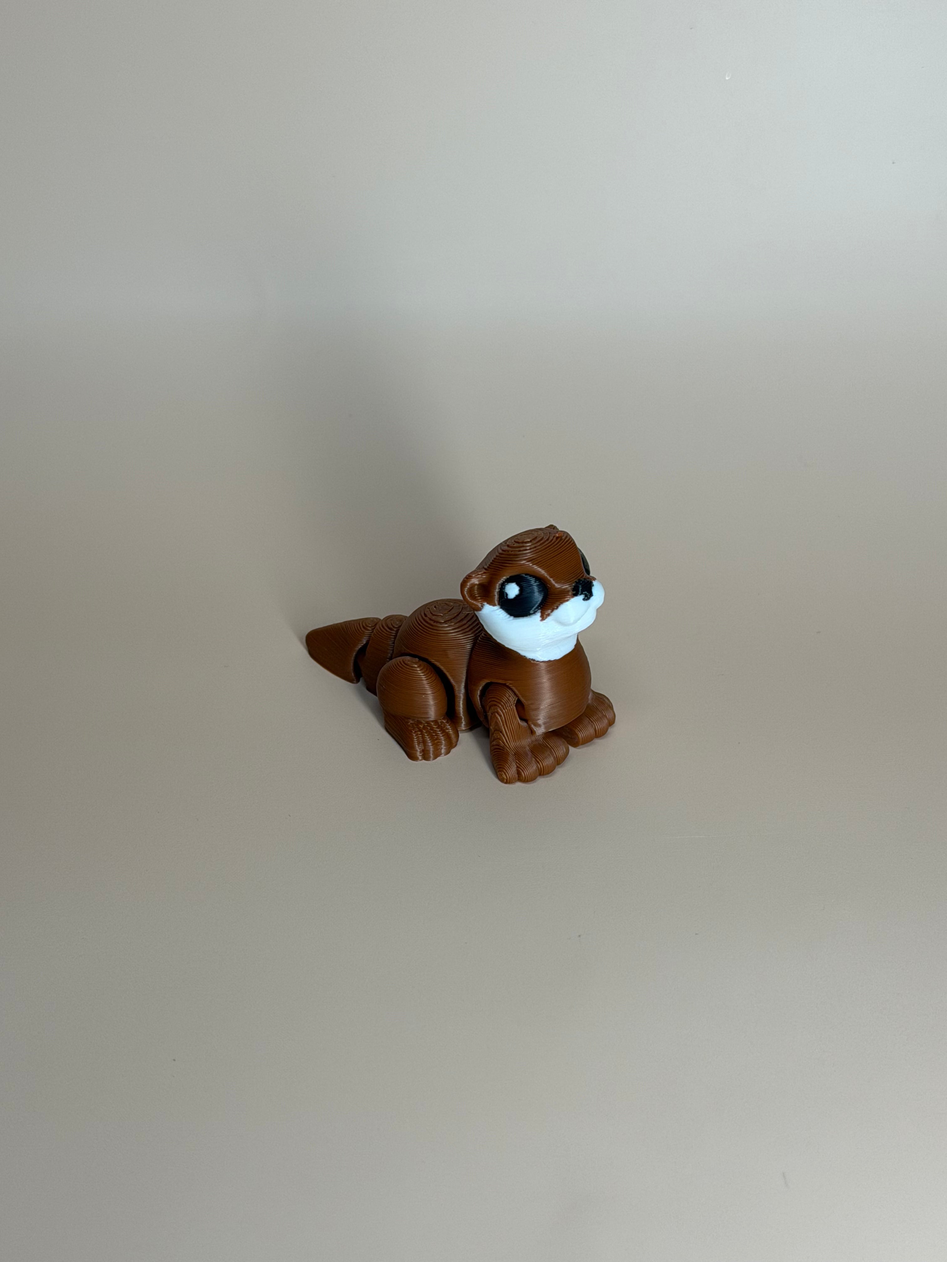 Mini Flexi Otter – Articulated 3D-Printed Collectible