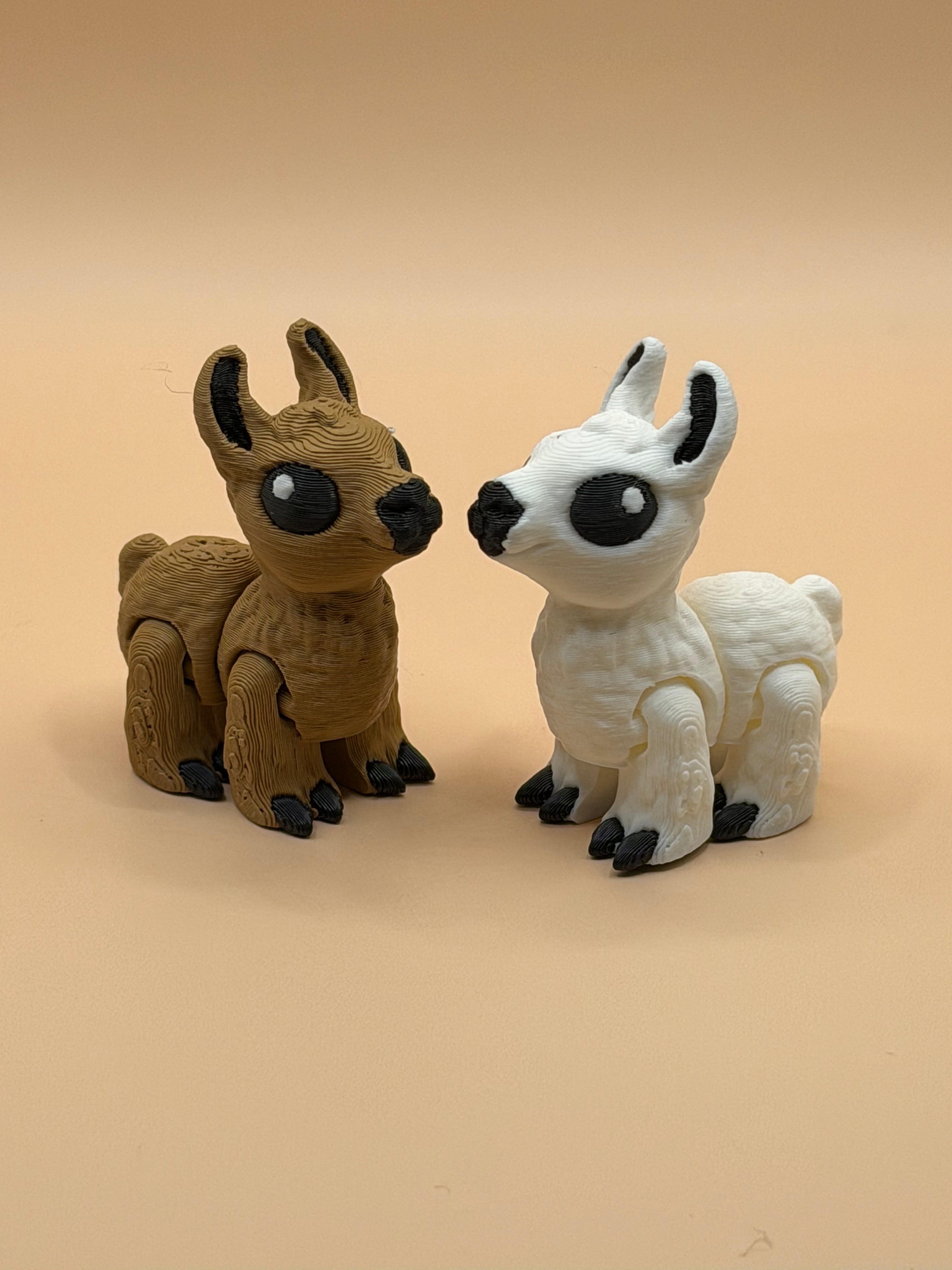 Mini Flexi Llama – Articulated 3D-Printed Collectible