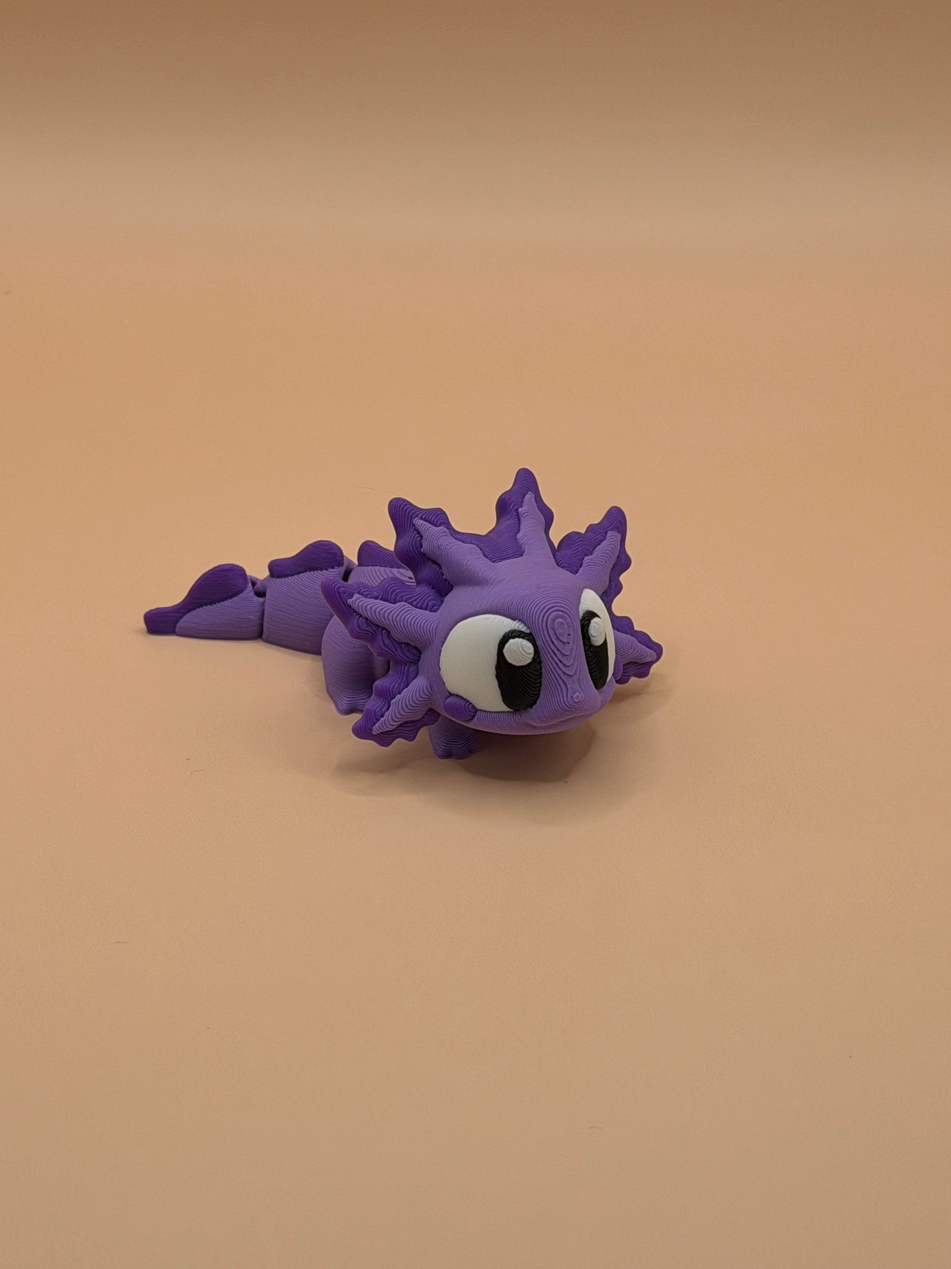 Friendly Axolotl – Articulated 3D-Printed Collectible