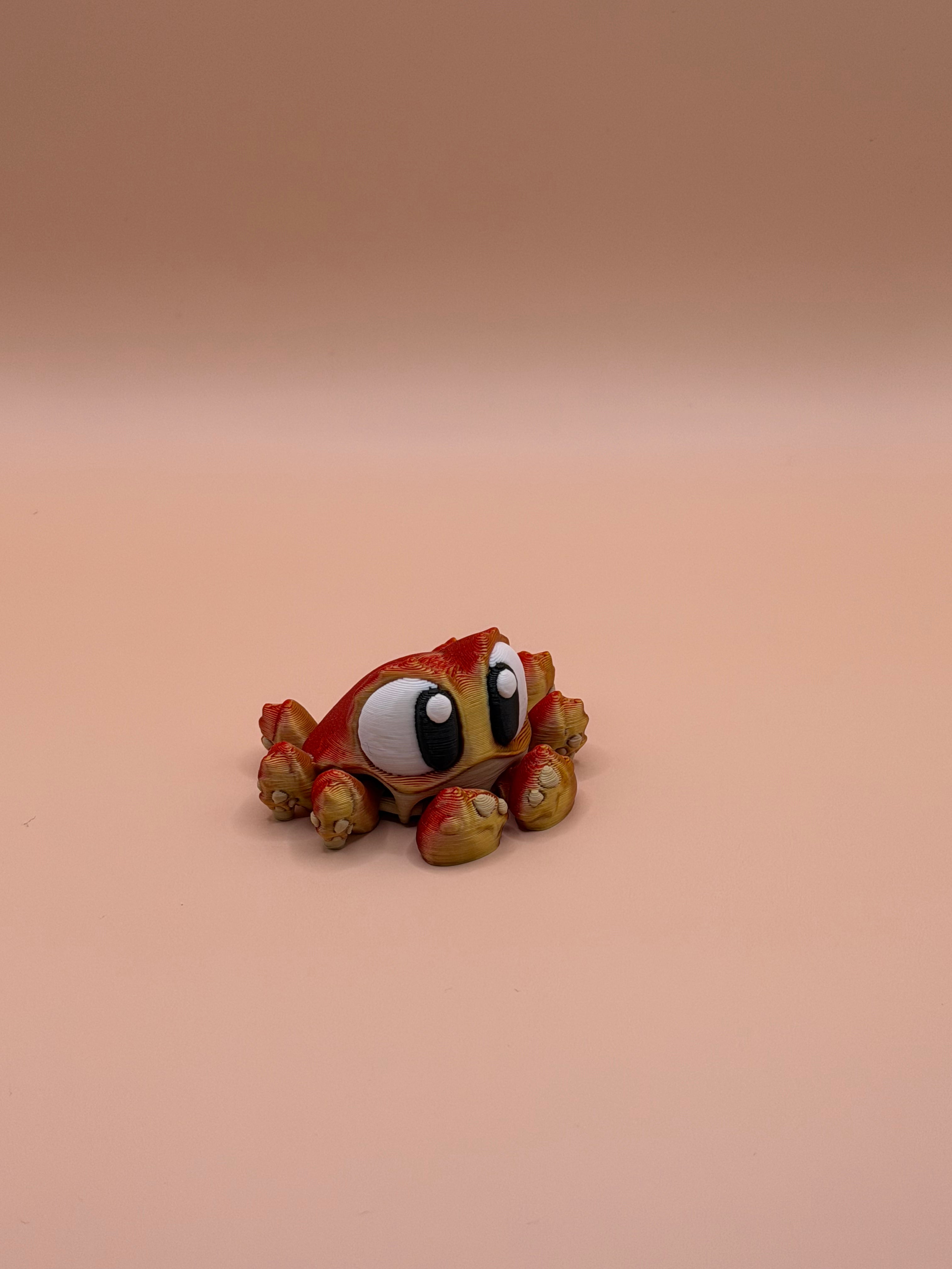 Friendly Crab – Articulated 3D-Printed Collectible