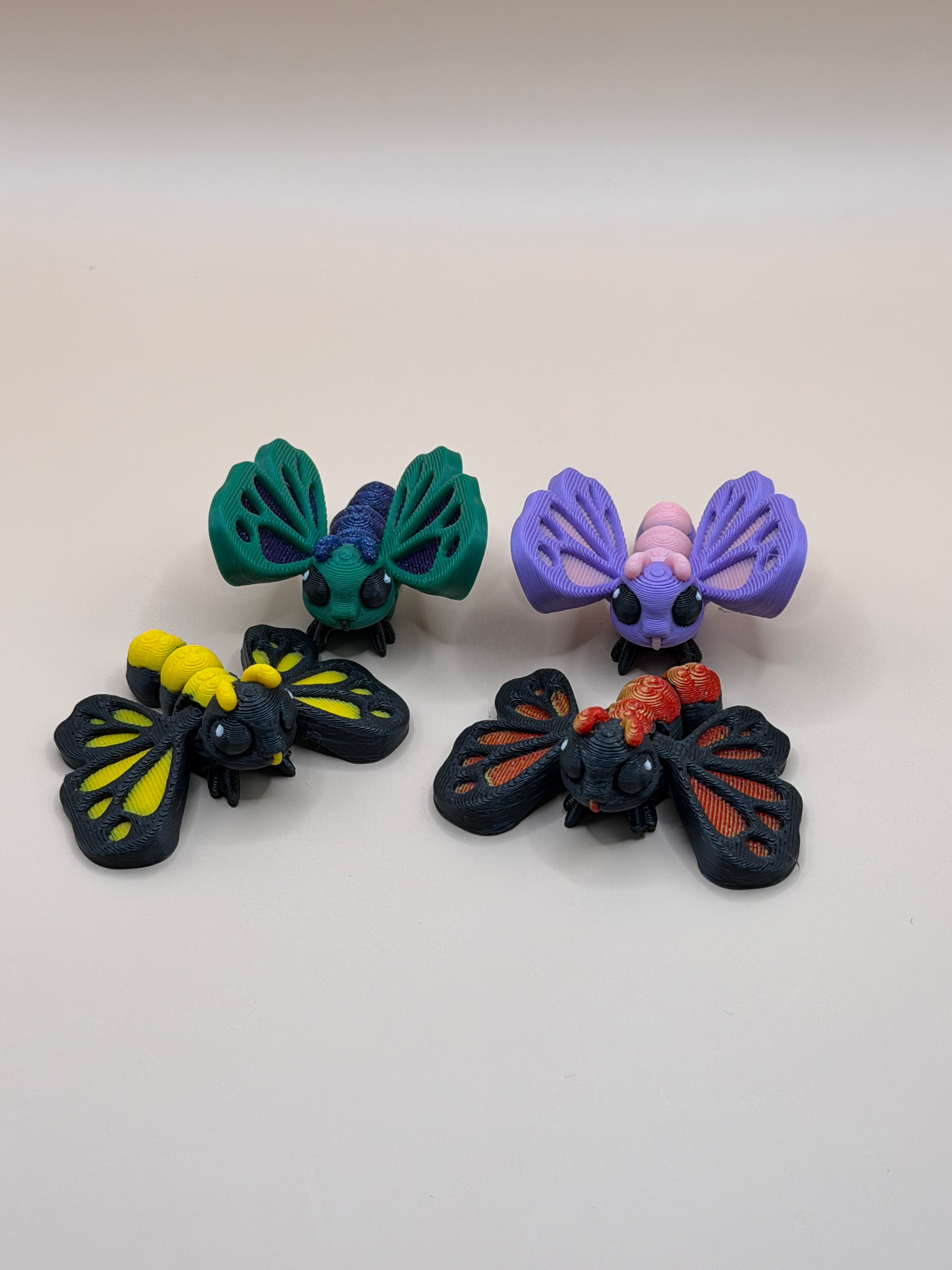 Mini Flexi Butterfly – Articulated 3D-Printed Collectible