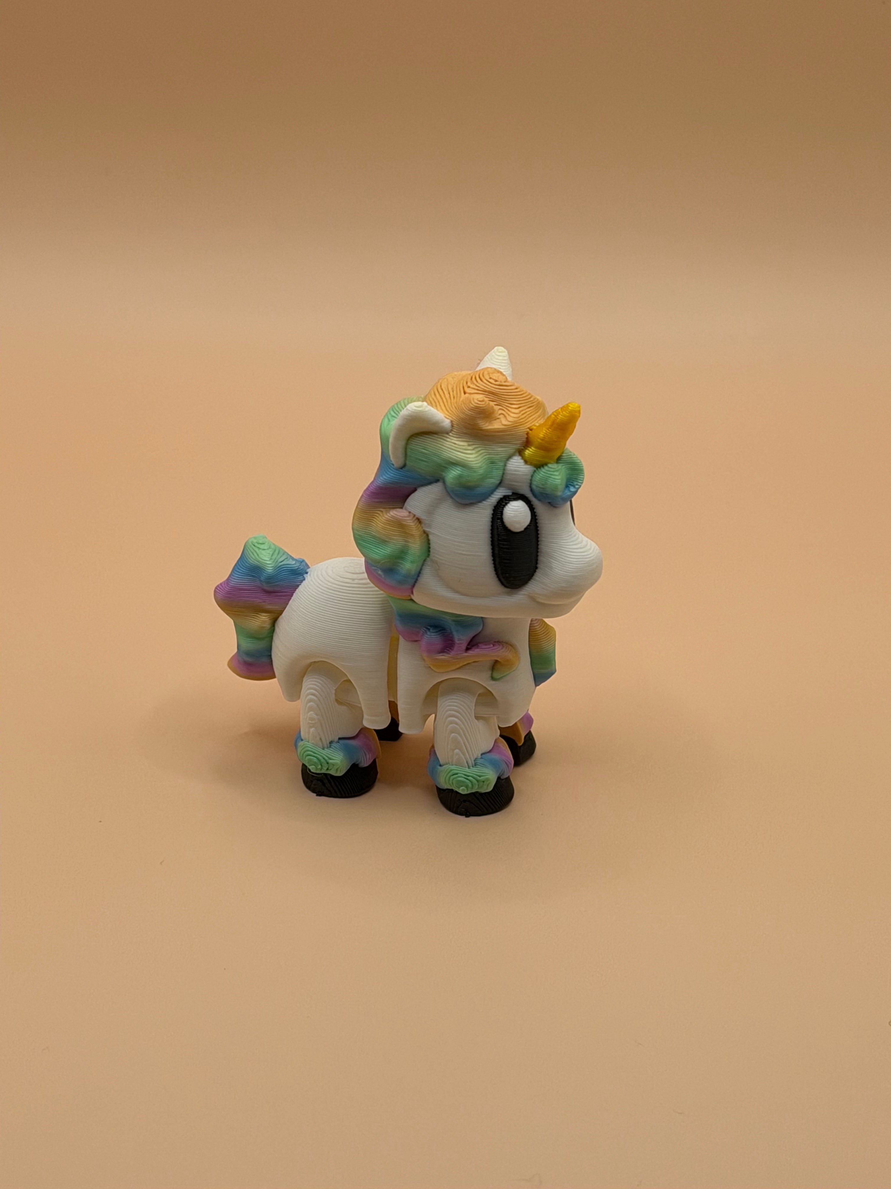Friendly Unicorn – Articulated 3D-Printed Collectible